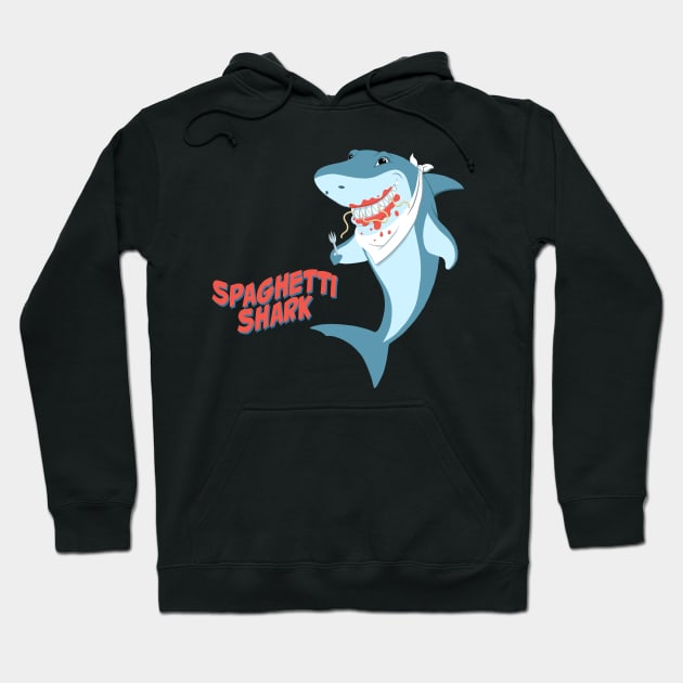 Spaghetti Shark Hoodie by JayJayJackson